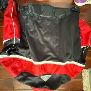 Red and Black Mesh Jacket